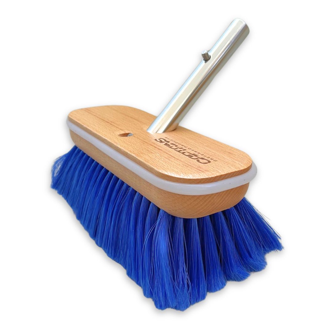 Super-Soft Blue Boat Brush for delicate boat surfaces.