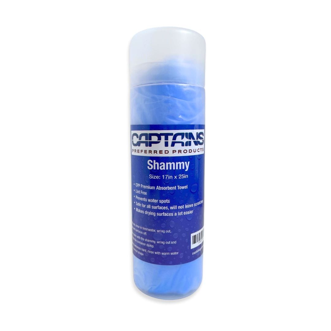 Captains Preferred Products shammy drying towel.