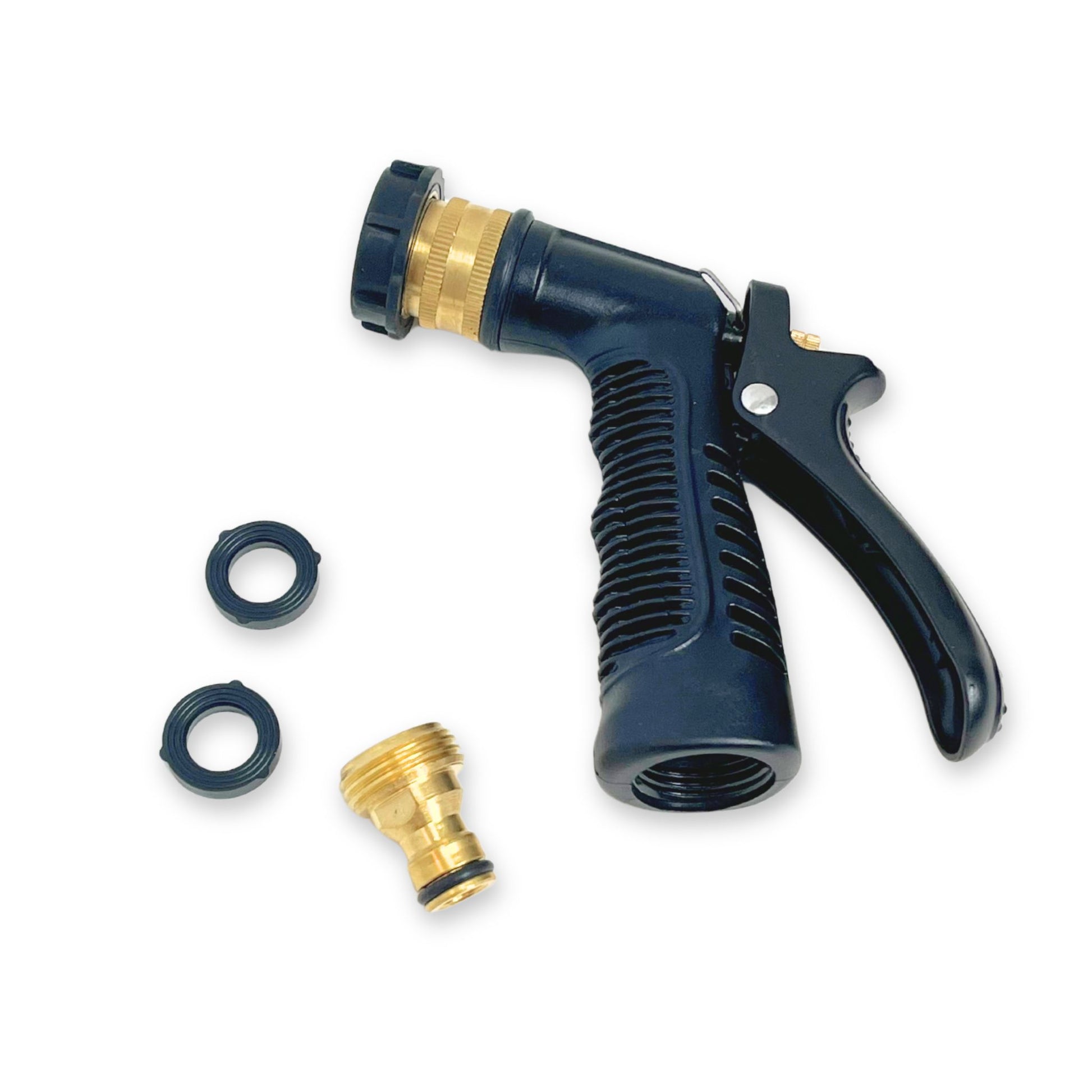 Foam cannon nozzle and extra parts that come with the foam cannon.