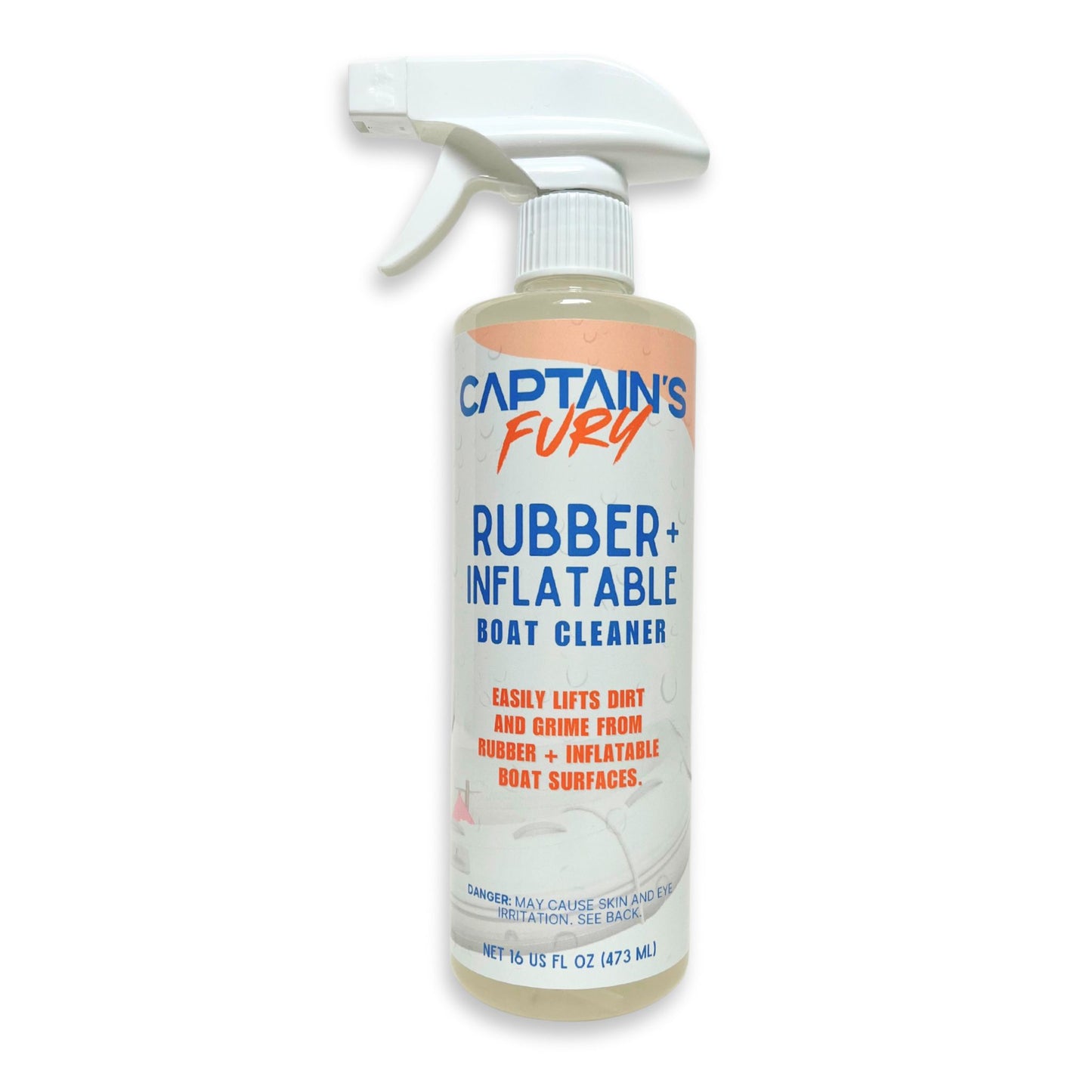 Captain's Fury Rubber and Inflatable Boat Cleaner.