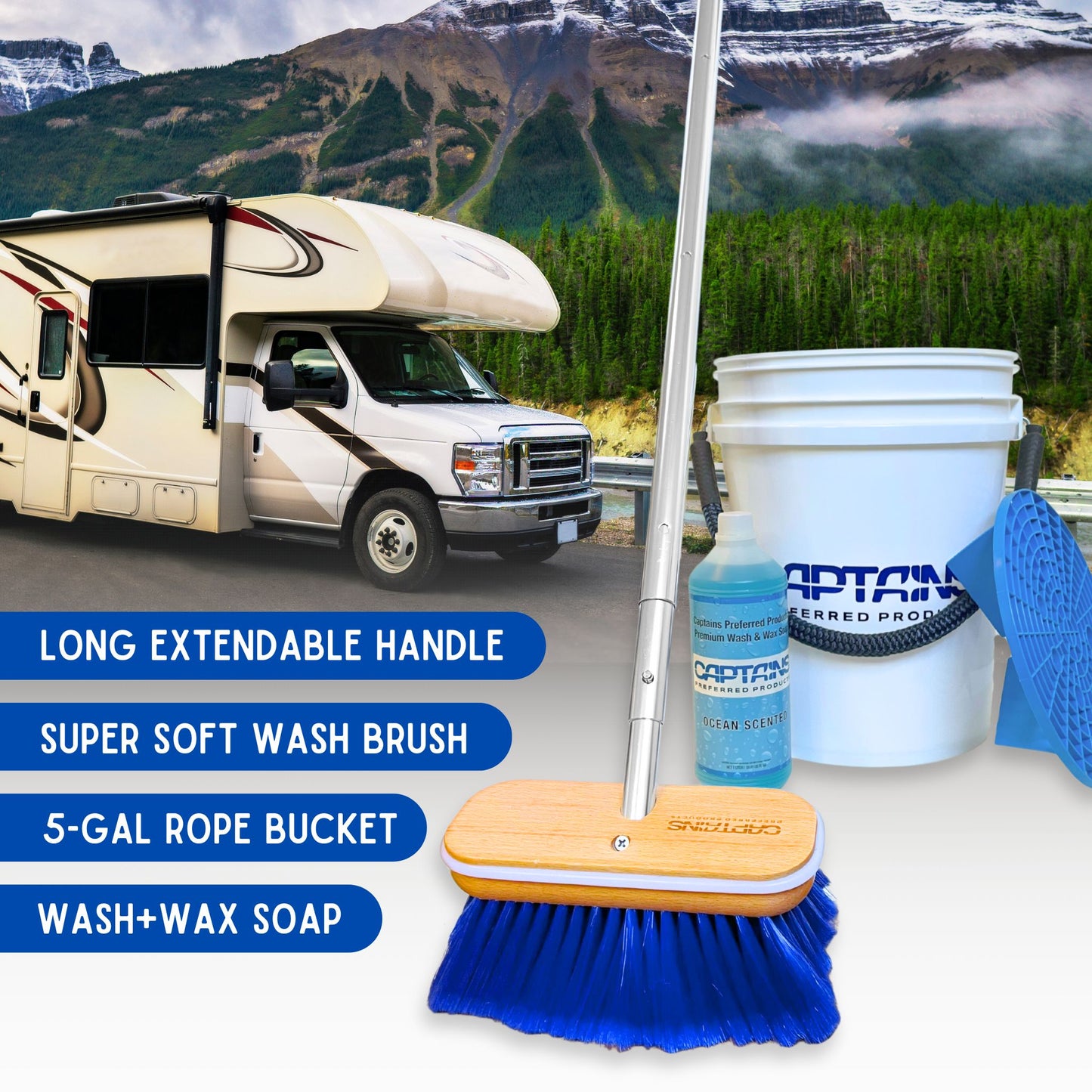 RV Wash Brush Kit