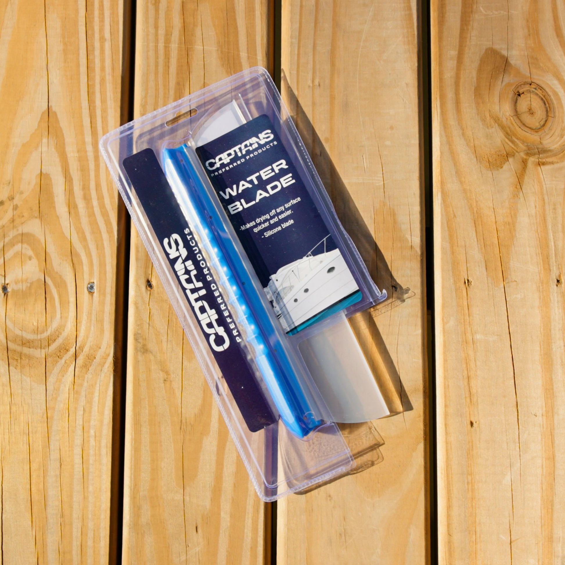 Captains Preferred Products Water Blade Squeegee in packaging.