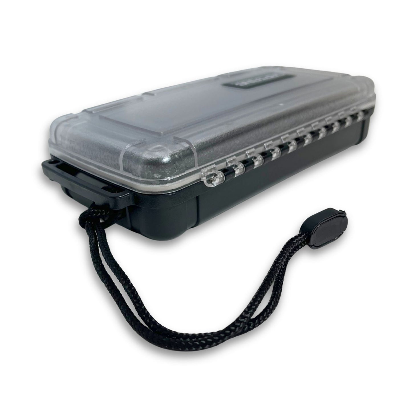 Rope attachment for easy carrying or securing your dry box on the boat.