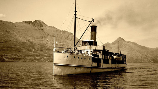 An early steam boat.