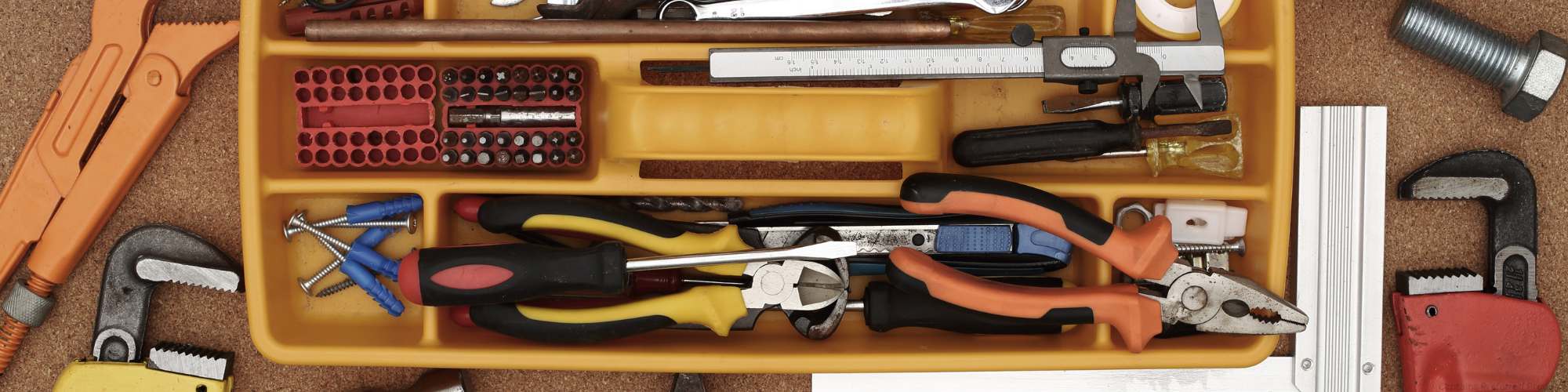 Boat tools and boat tool kits for maintenance.