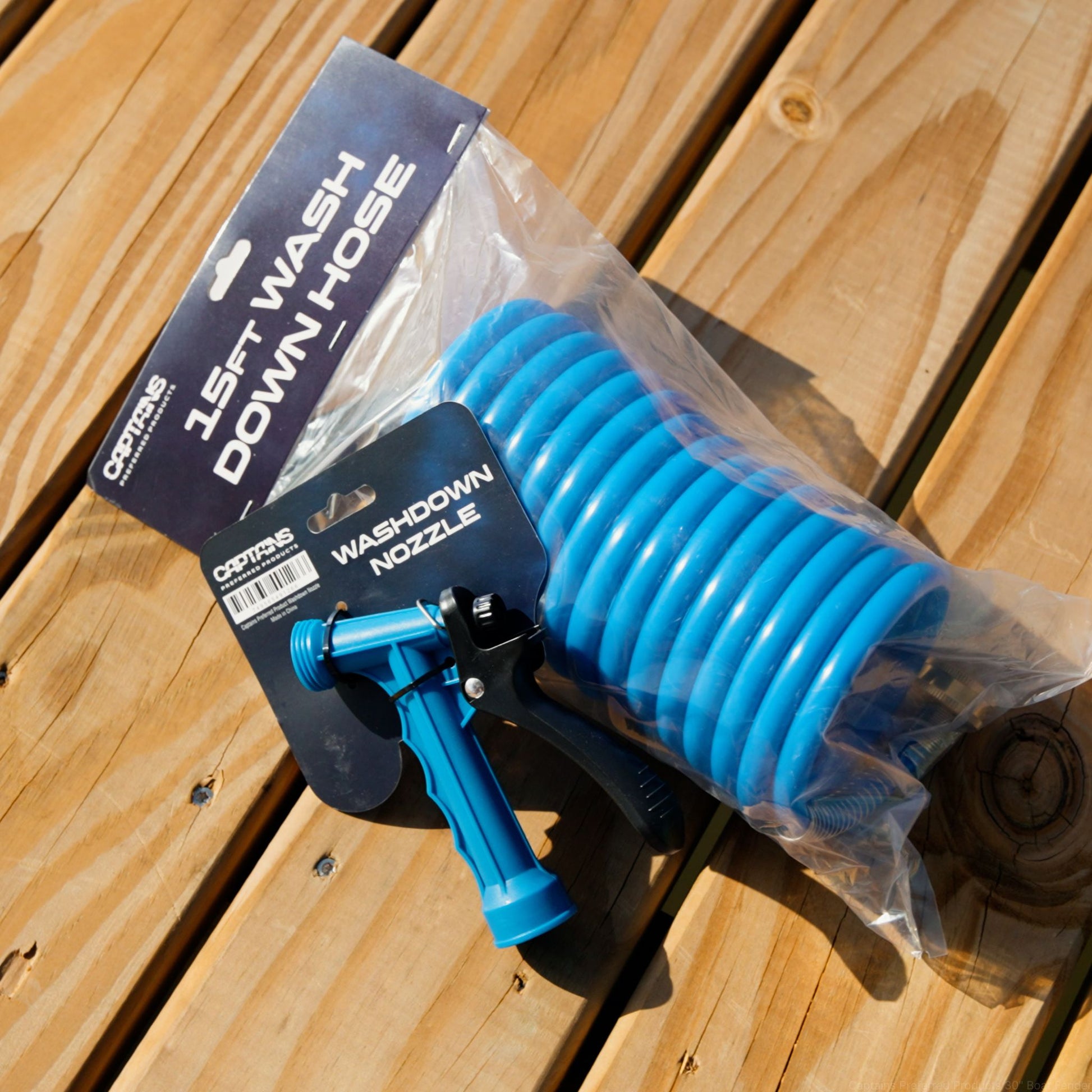 Boat Washdown Setup by Captains Preferred Products.