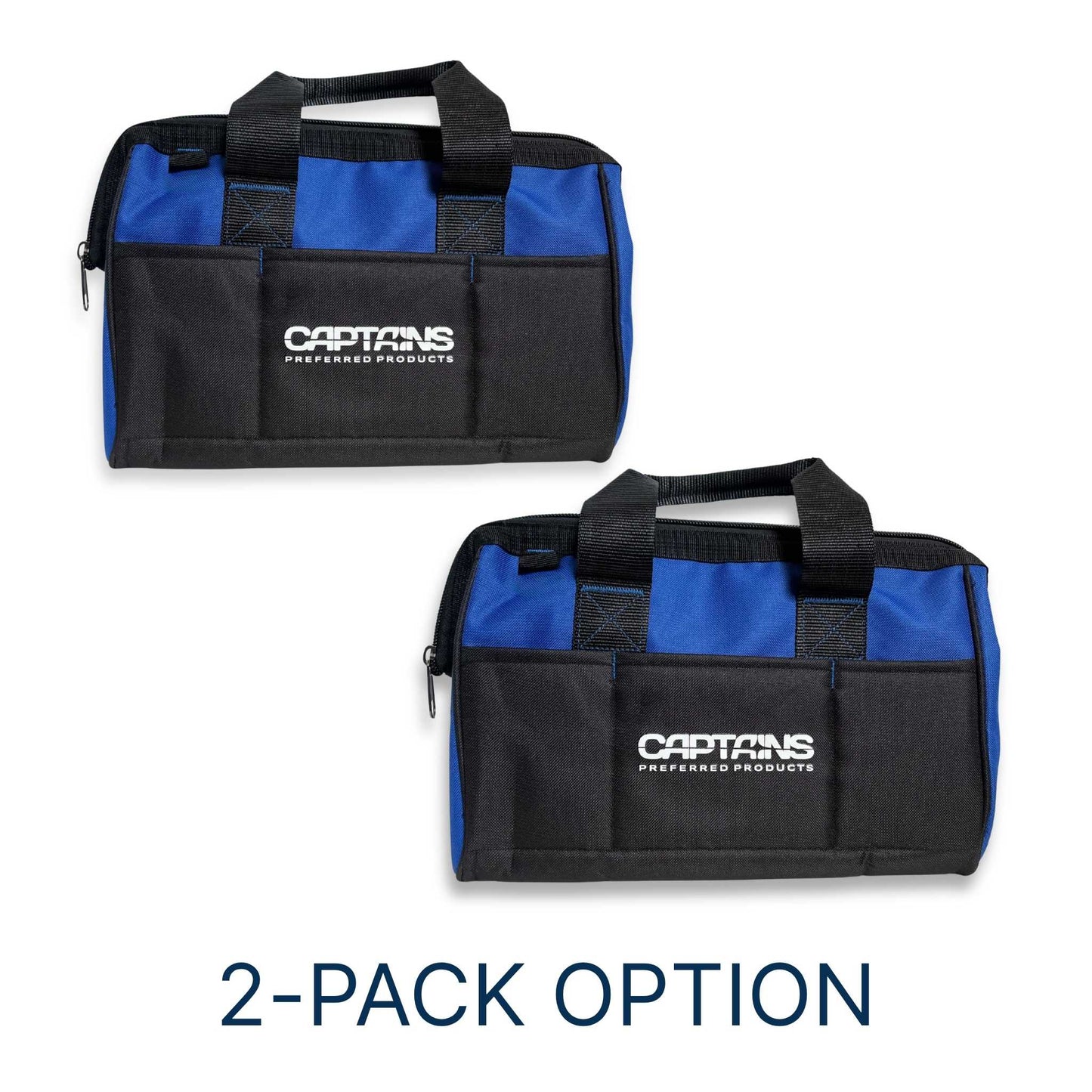 2-Pack of Fishing Weight Lead Bags by Captains Preferred Products.