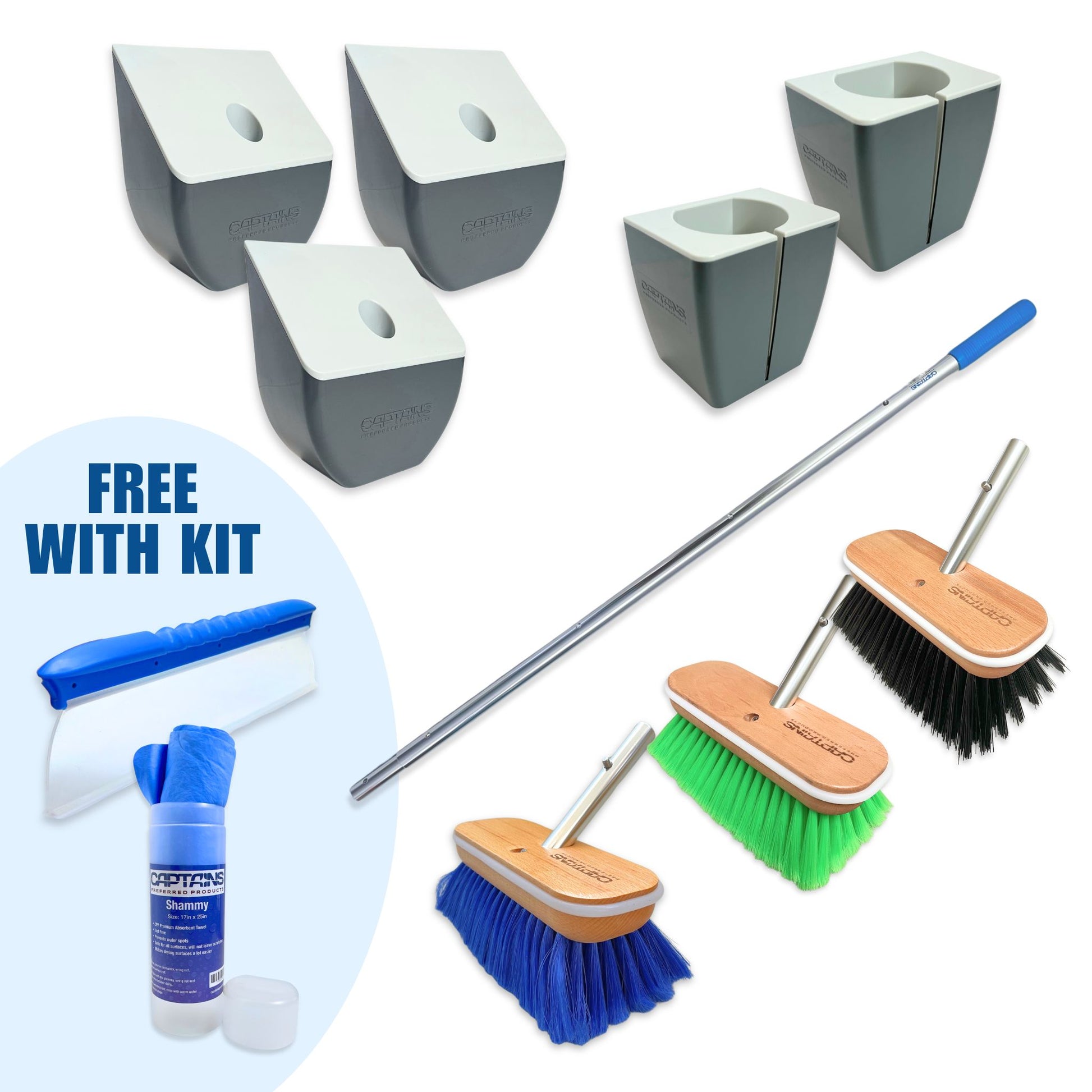 The complete Boat Care & Storage System from Captains Preferred Products.