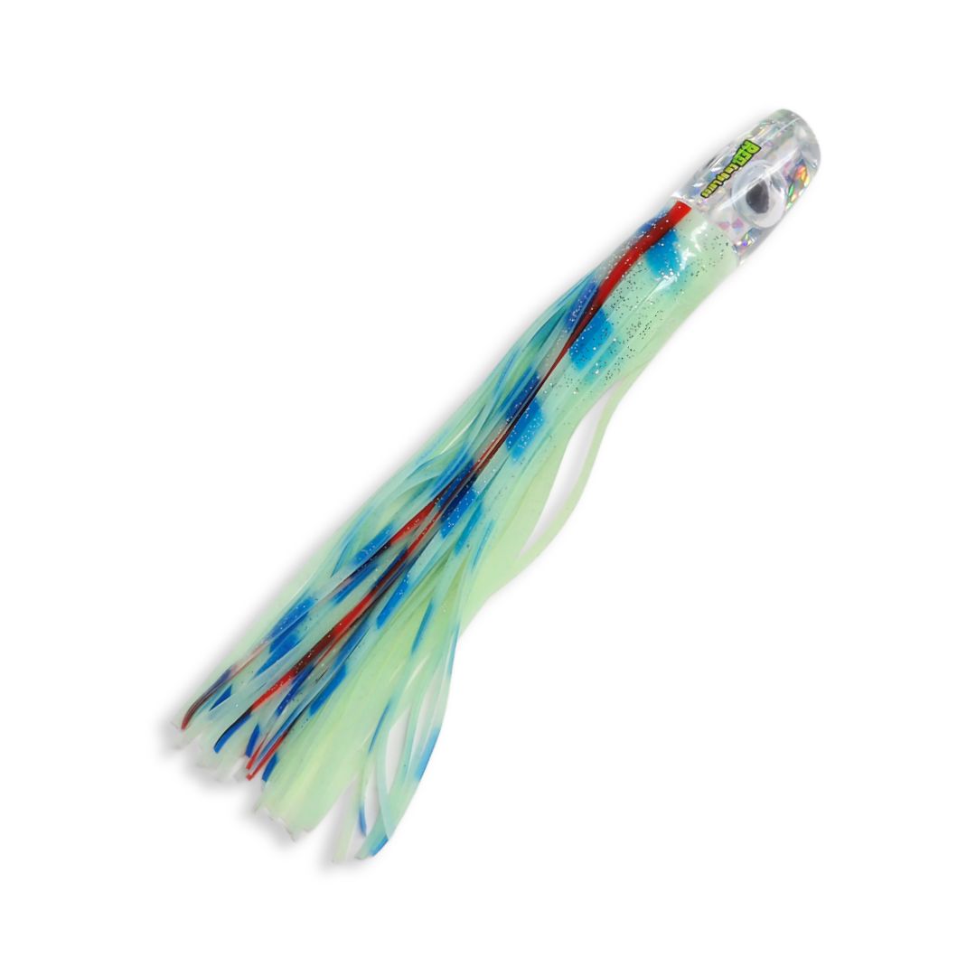 9" Stripe Candy Bevel Head Trolling Lure for offshore fishing.