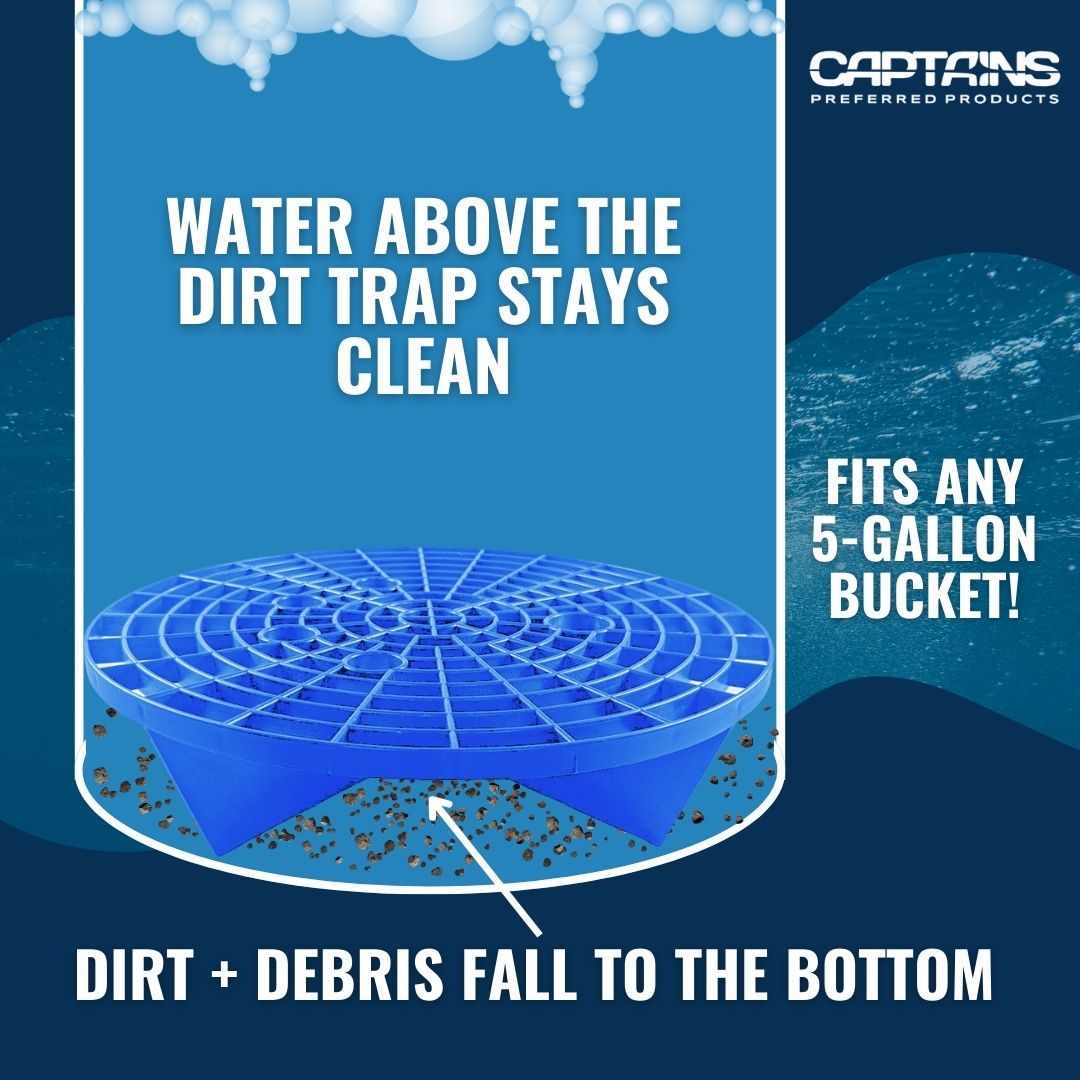 Bucket Dirt Trap - How it Works Diagram.