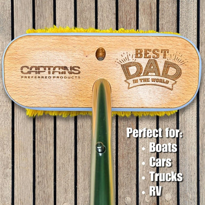Dad boat brush - perfect for boats, cars, trucks, RVs.