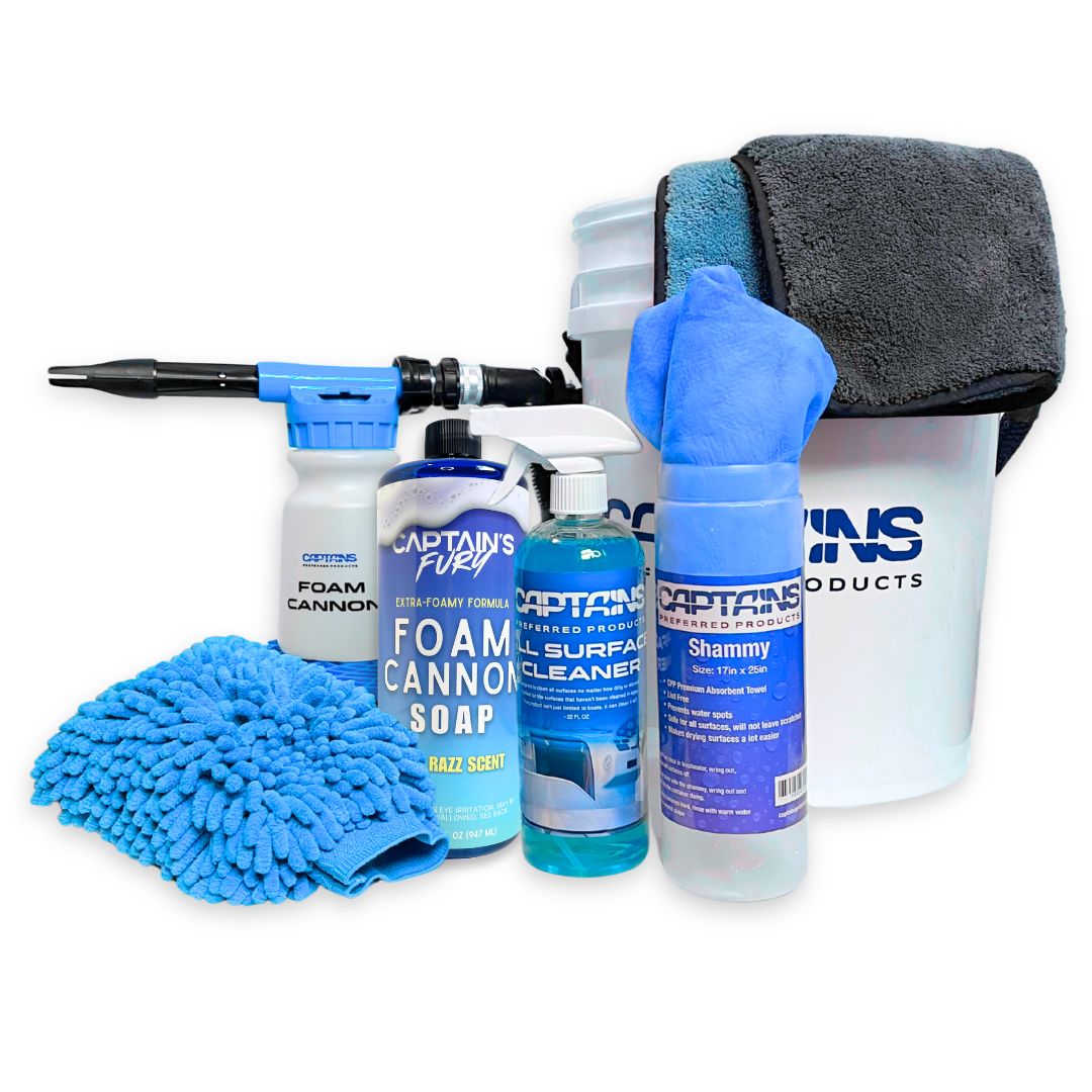 Pro foam cannon kit for boat cleaning.