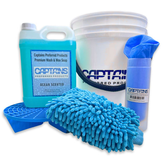 Boat Cleaning Kit with Soap Concentrate
