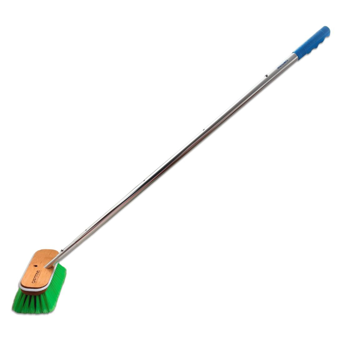 Boat Scrub Brush w/ Handle MarineGrade Deck Brush