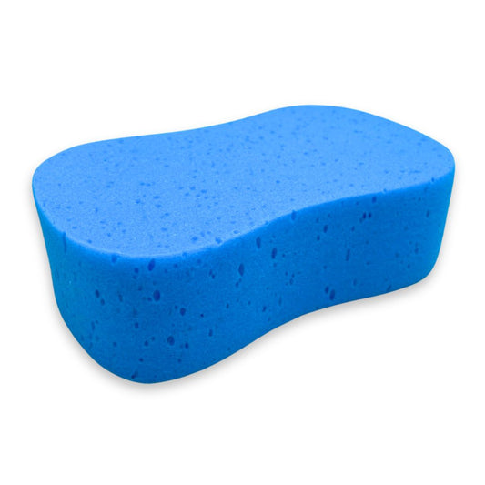 Thick high quality blue car wash sponge.