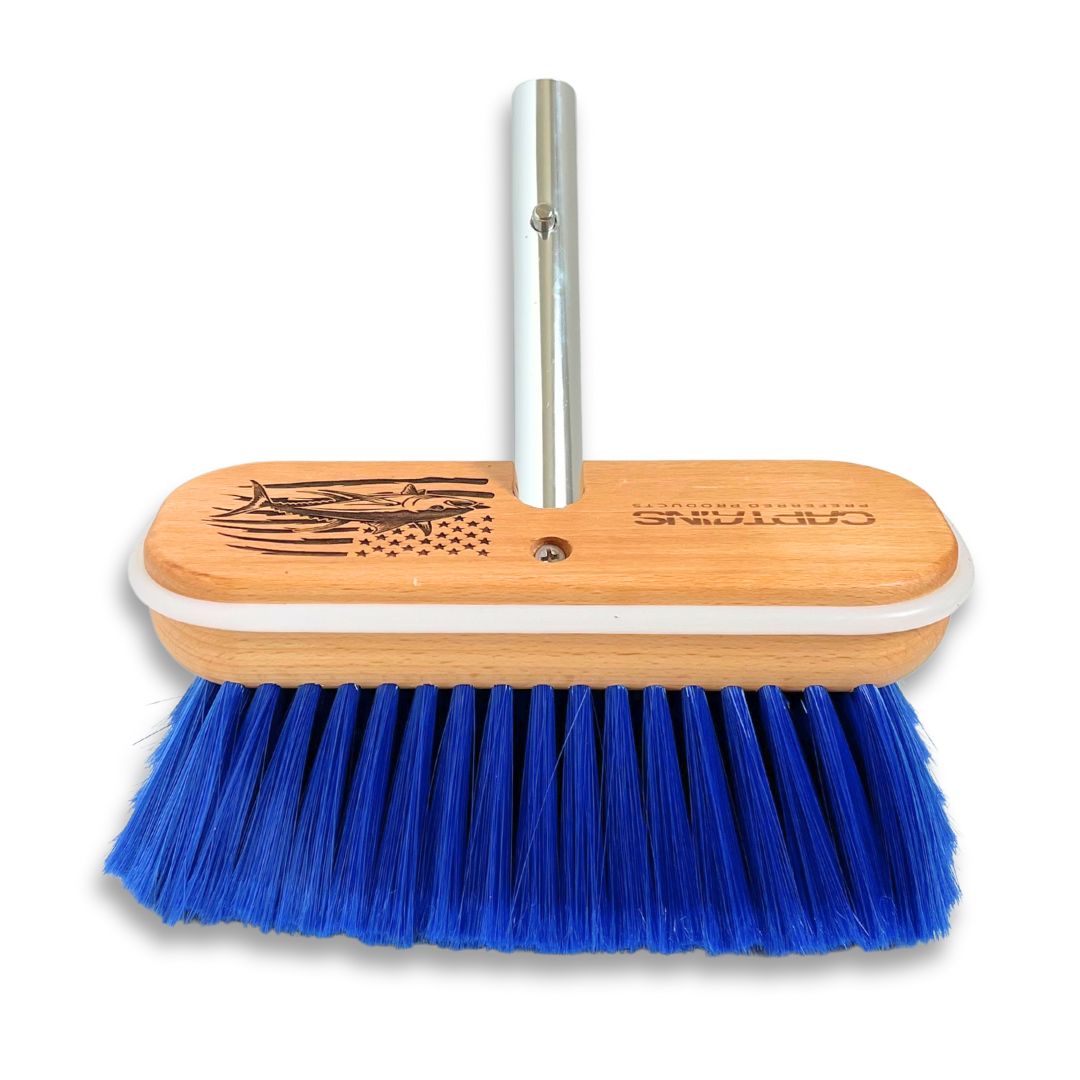 A custom boat brush head from Captains Preferred Products.