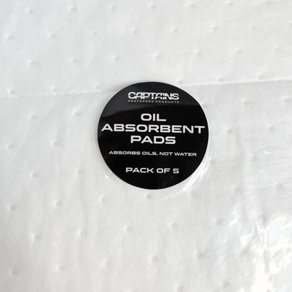 Marine Bilge Oil Absorbent Pads - Pack of 5