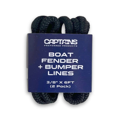 Captains Preferred Products boat fender and bumper lines 2 pack.