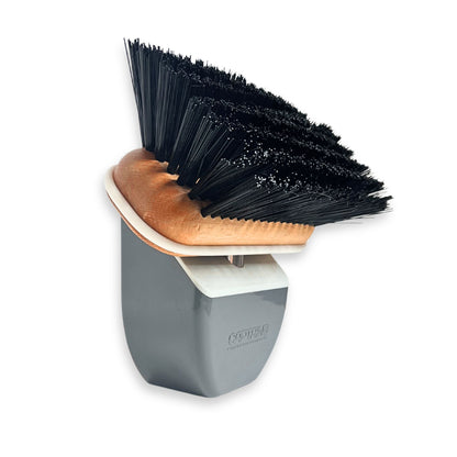 Side view of a boat brush organizer.