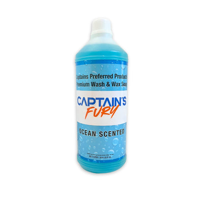 Captain's Fury Boat Soap - One Liter bottle.