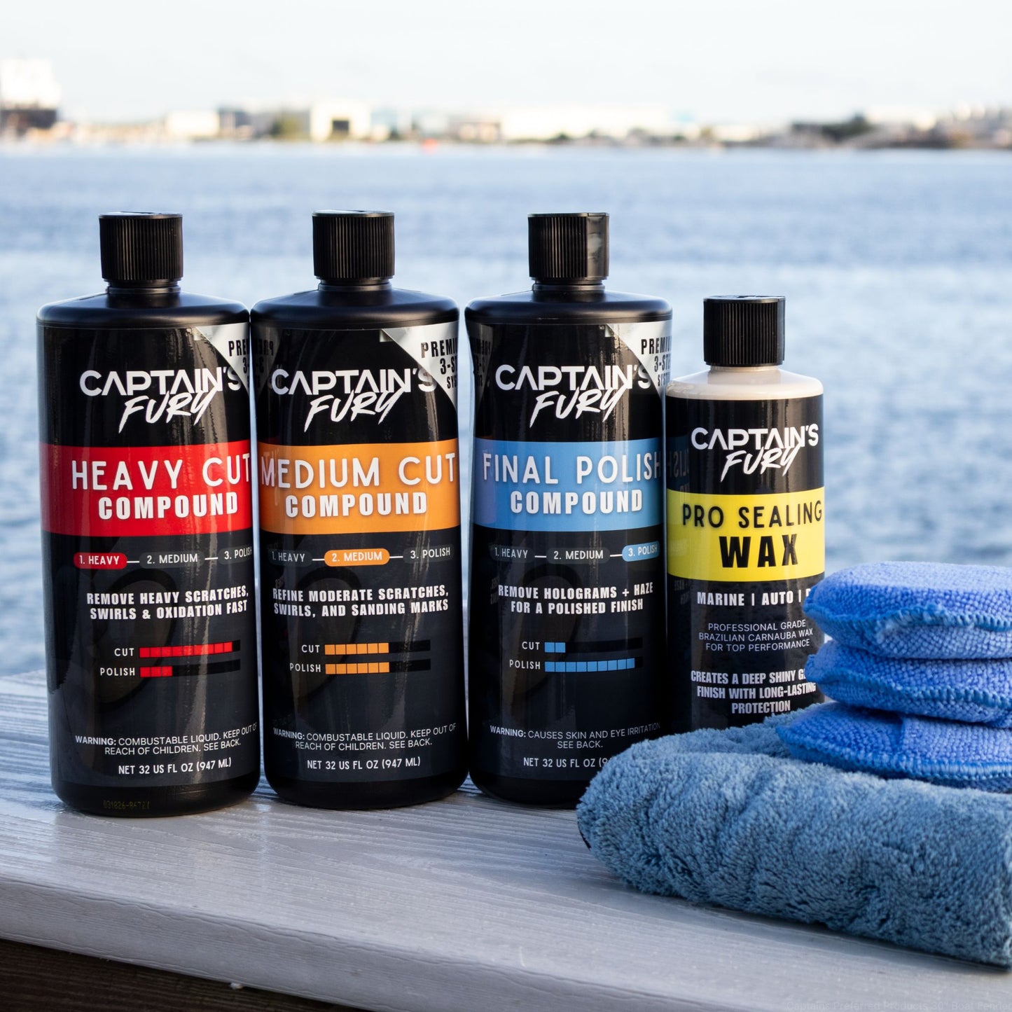 Captain's Fury 4-Step Boat Restoration Kit