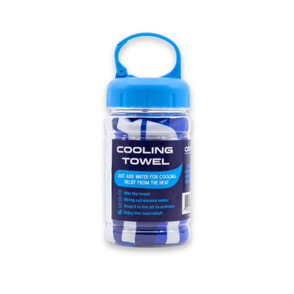 Cooling Neck Towel with Clip-On Case