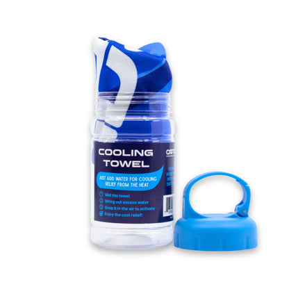 Cooling Neck Towel with Clip-On Case