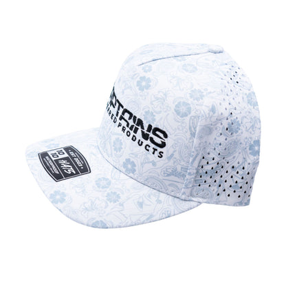 Captains Dry-Fit 5 Panel Hat - White Reef (Black)