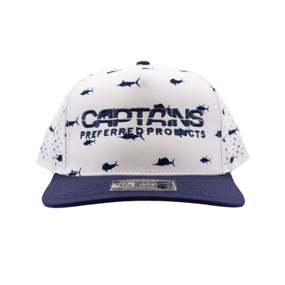 Captains Dry-Fit 5 Panel Hat - Offshore Navy