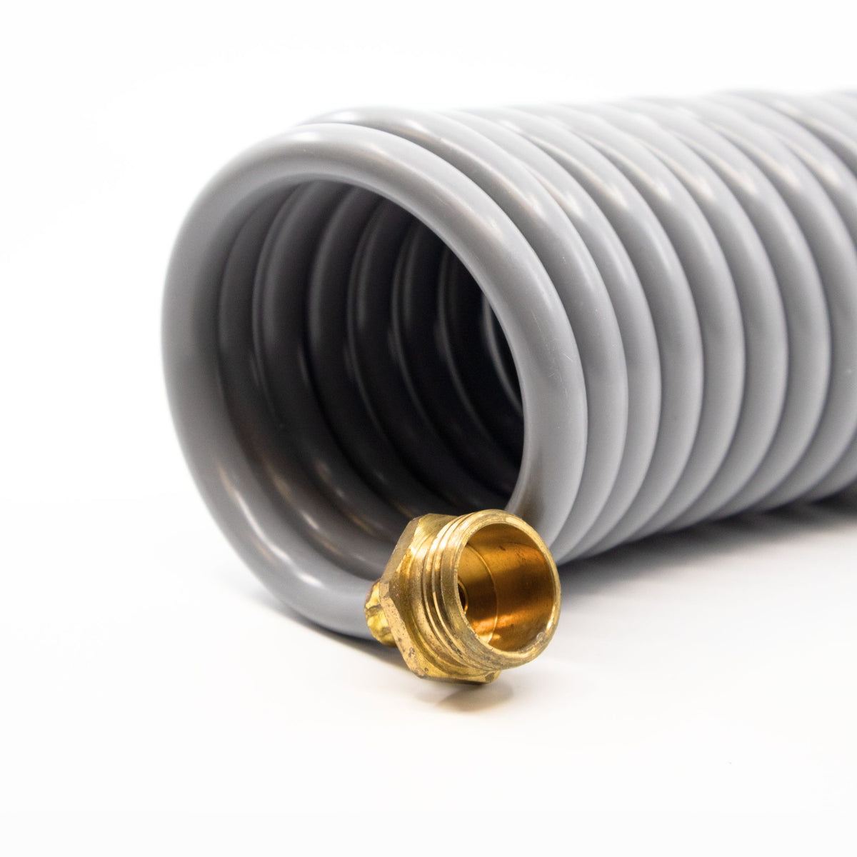 Male end of a washdown hose.