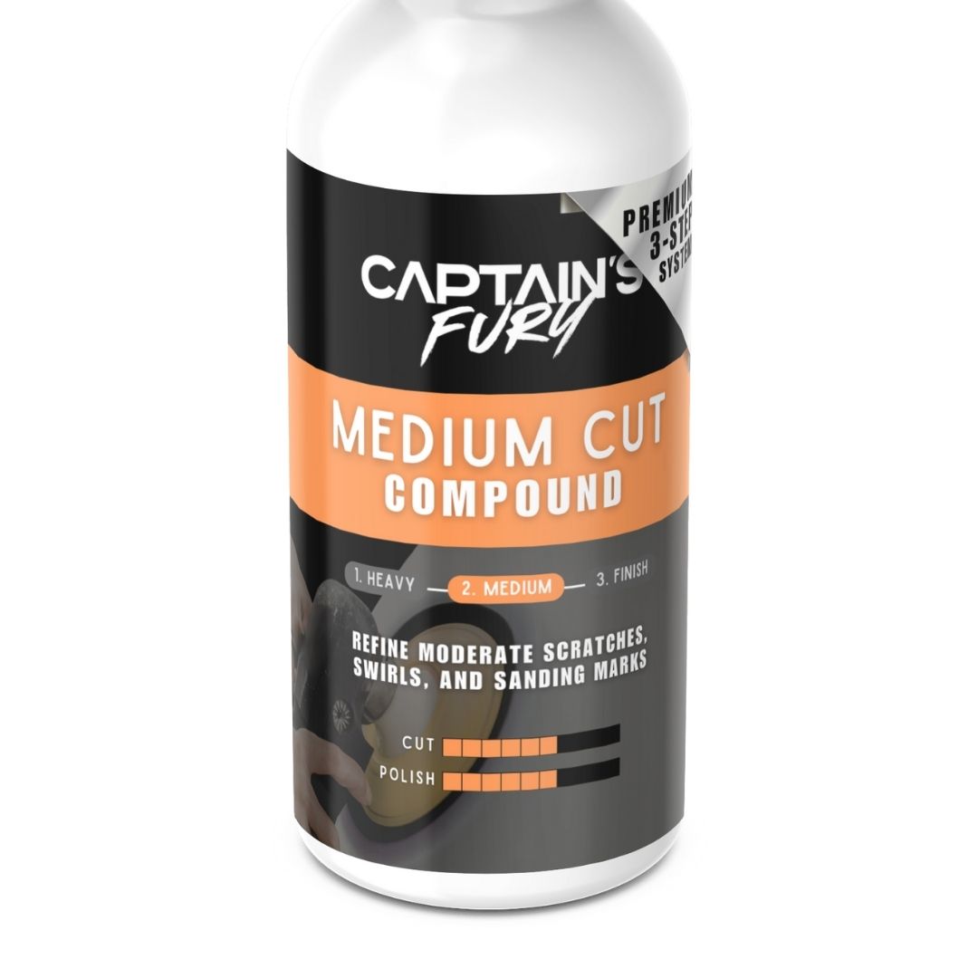 Medium Cut Compound for Boat & Auto - Captain's Fury