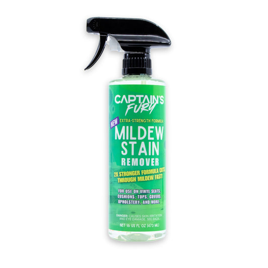 New Extra Strength Mildew Stain Remover by Captain's Fury