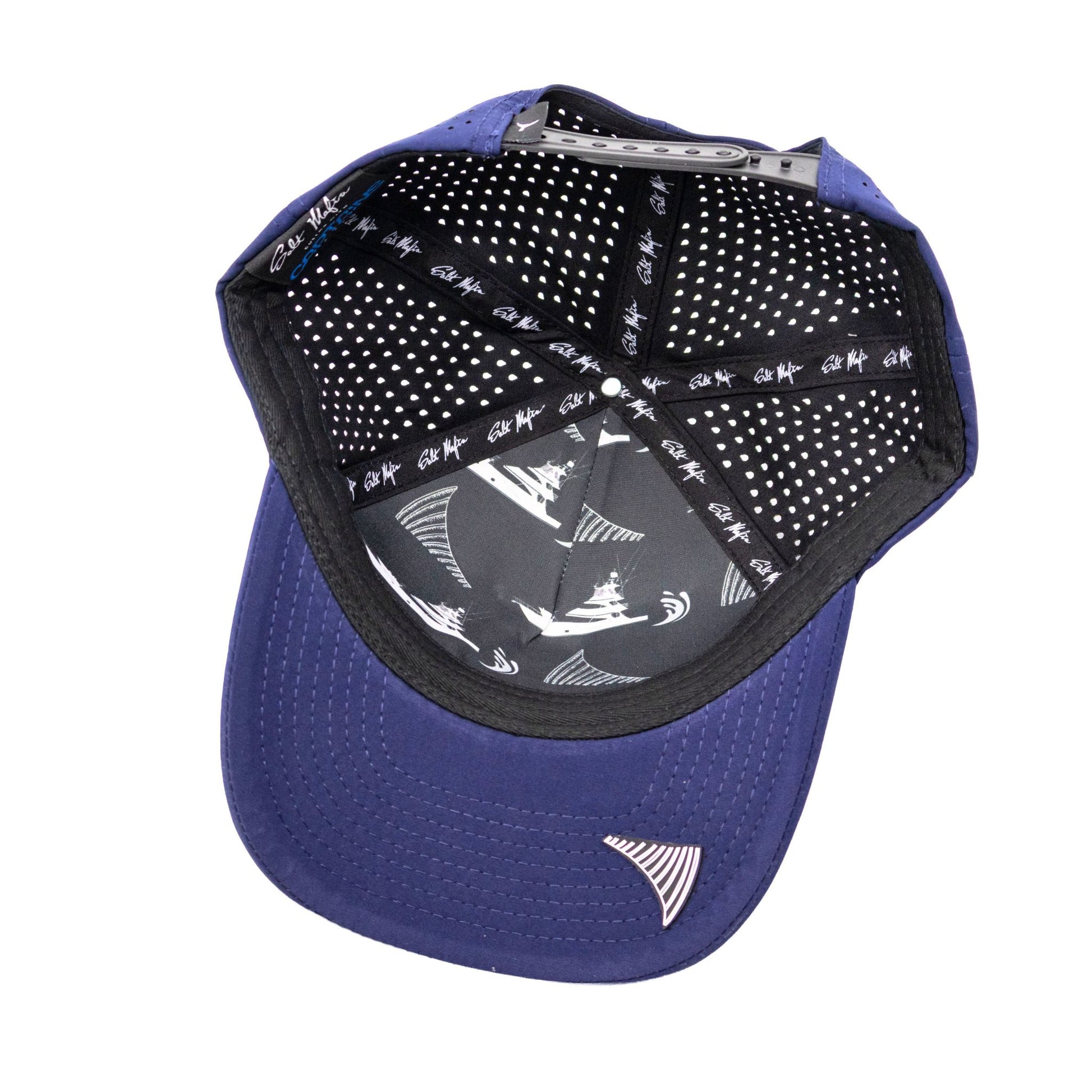 Blue Captains Preferred Products hat bottom.