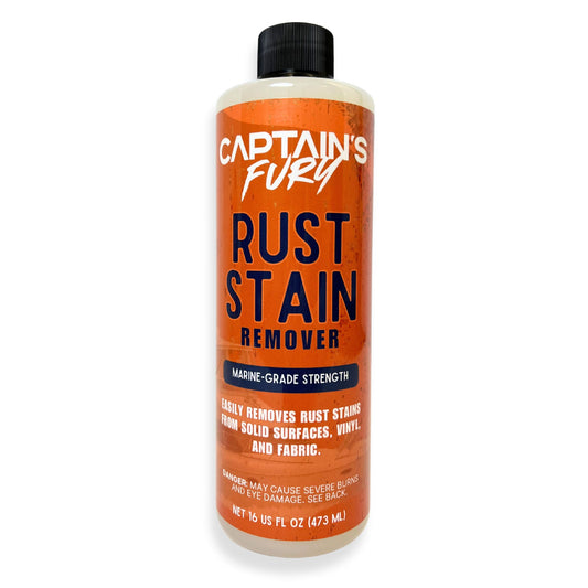 Captain's Fury Rust Stain Remover marine grade.