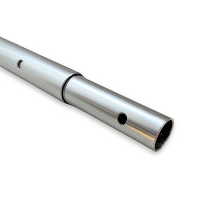 Sturdy quick lock attachment with spring pin connection for boat brushes and more boating attachments.