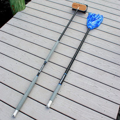 BlackLine Carbon boat poles in two lengths.